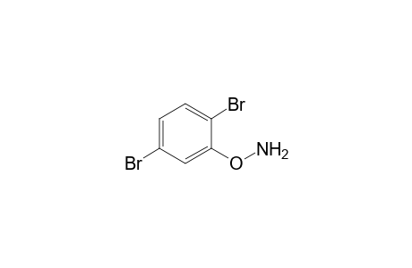 O-(2,5-dibromophenyl)hydroxylamine