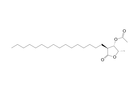 2(3H)-Furanone, 4-(acetyloxy)-3-hexadecyldihydro-5-methyl-, [3S-(3.alpha.,4.beta.,5.beta.)]-