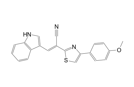 2-thiazoleacetonitrile, alpha-(1H-indol-3-ylmethylene)-4-(4-methoxyphenyl)-
