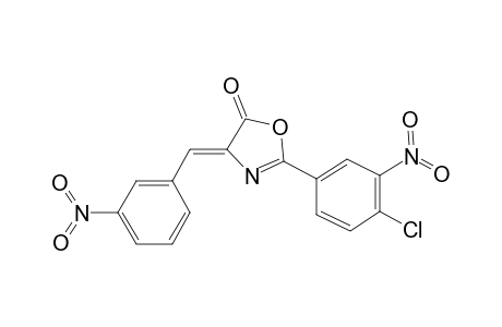 Oxazol-5(4H)-one, 2-(4-chloro-3-nitrophenyl)-4-(3-nitrobenzylideno)-