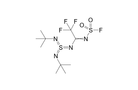 Bis(tert-butylimino){[N-(fluorosulfonyl)trifluoroacetimidoyl]imino}sulfur(VI)