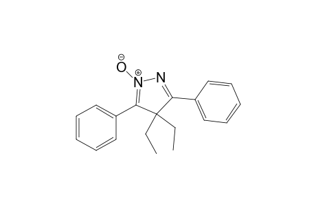 4H-Pyrazole, 4,4-diethyl-3,5-diphenyl-, 1-oxide