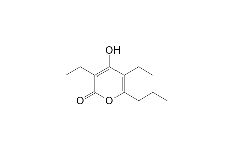 3,5-Diethyl-4-hydroxy-6-propyl-2H-pyran-2-one