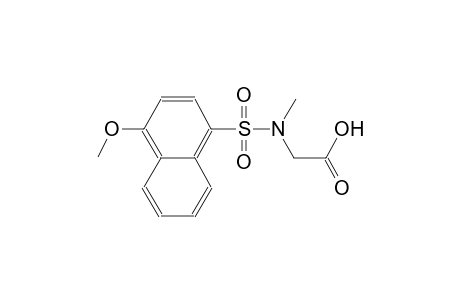 acetic acid, [[(4-methoxy-1-naphthalenyl)sulfonyl]methylamino]-