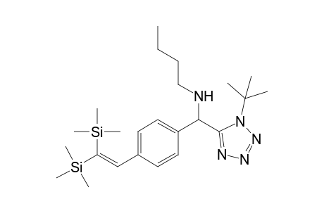 N-{[4-(2,2-Bis(trimethylsilyl)ethenylphenyl](1-tert-butyl-1H-tetrazol-5-yl)methyl}butan-1-amine