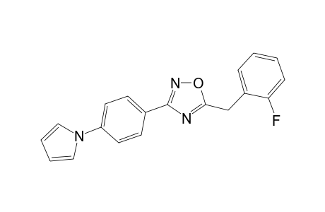 5-(2-Fluorobenzyl)-3-[4-(1H-pyrrol-1-yl)phenyl]-1,2,4-oxadiazole