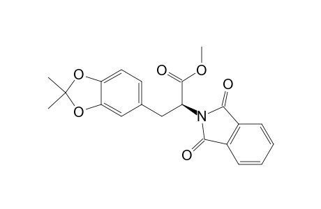 Methyl (2S)-3-(2,2-dimethyl-1,3-benzodioxol-5-yl)-2-(1,3-dioxoisoindolin-2-yl)propanoate