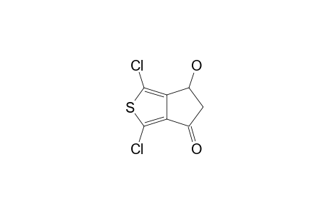 1,3-DICHLORO-6-HYDROXY-5,6-DIHYDRO-4H-CYCLOPENTA-[C]-THIOPHEN-4-ONE