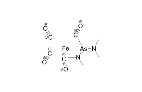 Iron N-[dimethylamino(methyl)arsanyl]-N-methyl-methanamine tetracarbonyl