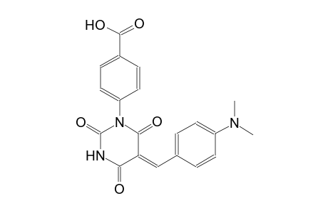 4-((5Z)-5-[4-(dimethylamino)benzylidene]-2,4,6-trioxotetrahydro-1(2H)-pyrimidinyl)benzoic acid
