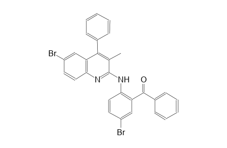 methanone, [5-bromo-2-[(6-bromo-3-methyl-4-phenyl-2-quinolinyl)amino]phenyl]phenyl-