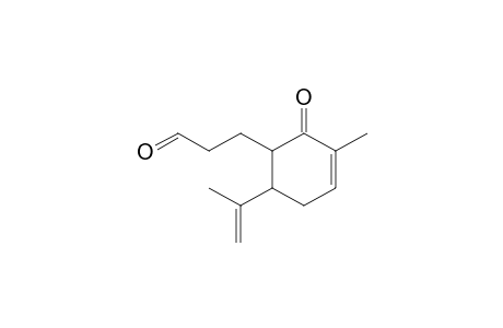 3-(5'-Isopropenyl-2'-methyl-1'-oxo-2'-cyclohexen-6'-yl)propanal