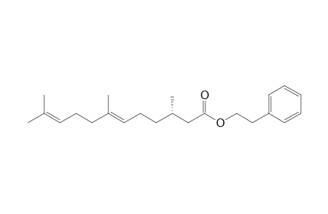 2-Phenylethyl (S,E)-2,3-dihydrofarnesoate