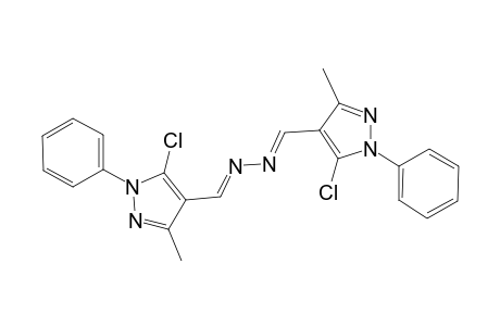 (E)-(5-chloro-3-methyl-1-phenyl-pyrazol-4-yl)methylene-[(E)-(5-chloro-3-methyl-1-phenyl-pyrazol-4-yl)methyleneamino]amine