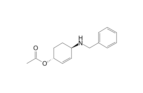 (E)-1-Acetoxy-4-(benzylamino)cyclohex-2-ene
