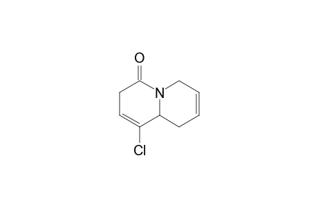 (+-)-1-Chloro-3,6,9,9a-tetrahydroquinolizin-4-one