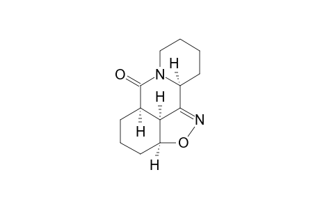 2a.alpha.,3,4,5,5a.alpha.,9,10,11a.alpha.,11c.alpha.-Decahydro-6H,8H-[1,2]benzisoxazolo[3,4-a,b]quinolizin-6-one