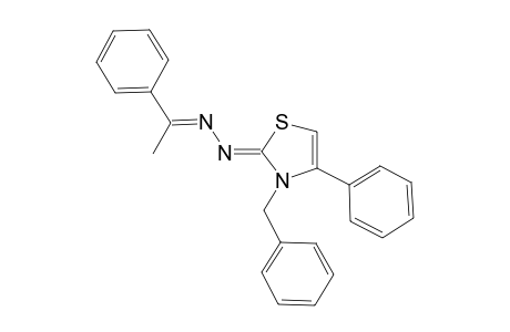 (Z)-3-Benzyl-4-phenyl-2-[(E)-(1-phenylethylidene)hydrazono]-2,3-dihydro-thiazole