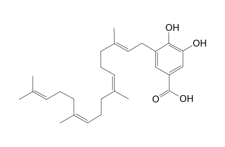 5-(Geranyl/geranyl)]-3,4-dihydroxybenzoic Acid