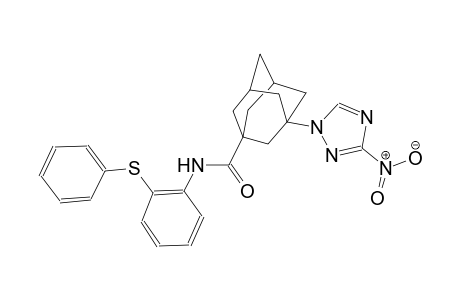 3-(3-nitro-1H-1,2,4-triazol-1-yl)-N-[2-(phenylsulfanyl)phenyl]-1-adamantanecarboxamide
