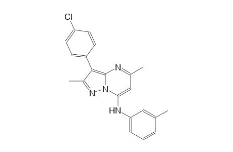 3-(4-chlorophenyl)-2,5-dimethyl-N-(3-methylphenyl)pyrazolo[1,5-a]pyrimidin-7-amine