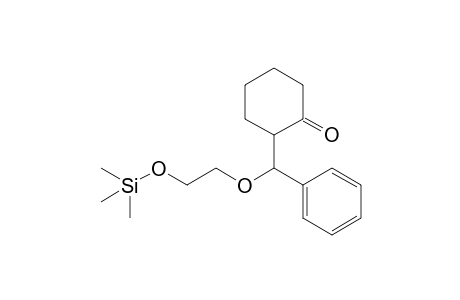 2-[Phenyl(2-trimethylsilyloxyethoxy)methyl]cyclohexanone