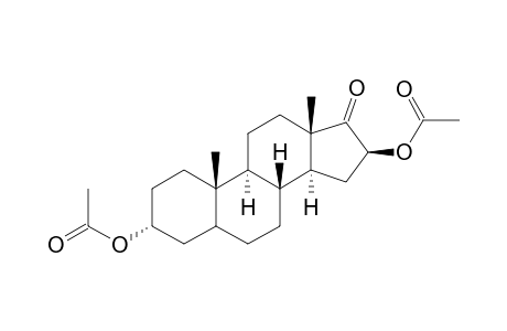Androstan-17-one, 3,16-bis(acetyloxy)-, (3.alpha.,16.beta.)-