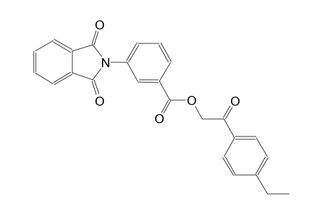 2-(4-ethylphenyl)-2-oxoethyl 3-(1,3-dioxo-1,3-dihydro-2H-isoindol-2-yl)benzoate