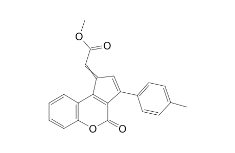 Methyl 2-[3-(4-methylphenyl)-4-oxocyclopenta[c] chromene-1(4H)-yliden]acetate