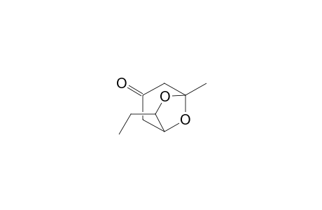 exo-7-Ethyl-5-methyl-6,8-dioxabicyclo[3.2.1]octan-3-one