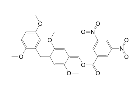 [2,5-Dimethoxy-4-(2,5-dimethoxybenzyl)-2,5-cyclohexadienylidene]methyl 3.5-Dinitrobebzoate