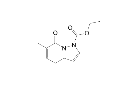 3,6-DIMETHYL-9-ETHOXYCARBONYL-2-OXO-1,9-DIAZA-BICYCLO-[4.3.0]-3,7-NONADIENE