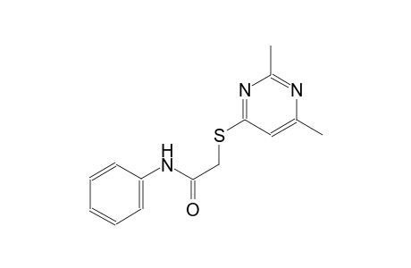 2-[(2,6-dimethyl-4-pyrimidinyl)sulfanyl]-N-phenylacetamide
