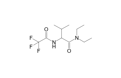 N-(Diethyl)-2-[N-(trifluoroacetyl)amino]-3-methylbutan-1-amide