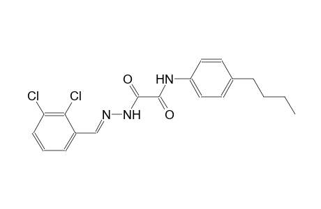 acetic acid, [(4-butylphenyl)amino]oxo-, 2-[(E)-(2,3-dichlorophenyl)methylidene]hydrazide