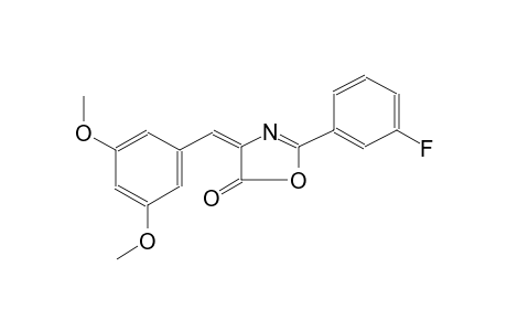 5(4H)-oxazolone, 4-[(3,5-dimethoxyphenyl)methylene]-2-(3-fluorophenyl)-, (4E)-