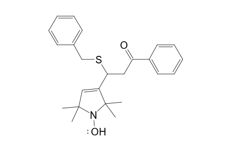 3-(1-Benzylthio-3-oxo-3-phenylpropyl)-2,5-dihydro-2,2,5,5-tetramethyl-1H-pyrrol-1-yloxyl redical