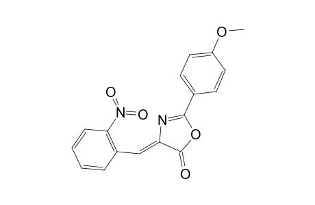 2-(4-METHOXYPHENYL)-4-(2-NITROBENZYLIDENE)-4,5-DIHYDROOXAZOL-5-ONE