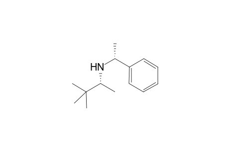 (2R)-3,3-dimethyl-N-((R)-1-phenylethyl)butan-2-amine