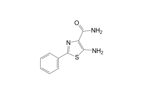 5-amino-2-phenyl-4-thiazolecarboxazmide