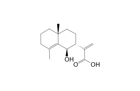 6-Hydroxyeudesmane-4,11(13)-trien-12-oic acid