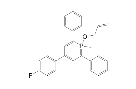 Phosphorin, 4-(4-fluorophenyl)-1,1-dihydro-1-methyl-2,6-diphenyl-1-(2-propenyloxy)-