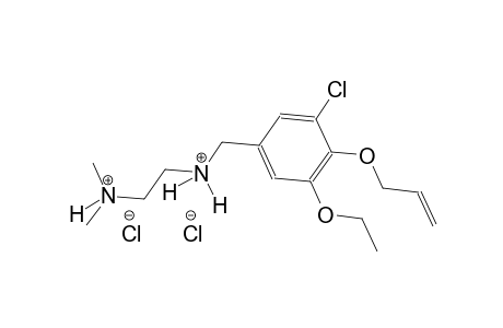 N~1~-[4-(allyloxy)-3-chloro-5-ethoxybenzyl]-N~2~,N~2~-dimethyl-1,2-ethanediaminium dichloride