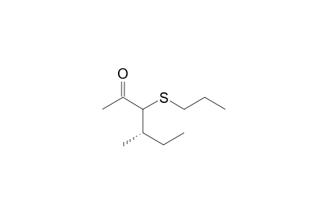 (4S)-4-methyl-3-n-propylthio-2-hexanone