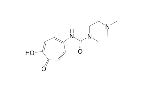 N-[2-(Dimethylamino)ethyl]-N-methyl-N'-(5-tropolonyl)urea
