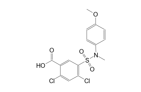 benzoic acid, 2,4-dichloro-5-[[(4-methoxyphenyl)methylamino]sulfonyl]-