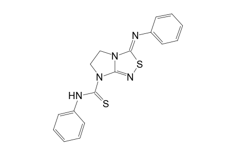 N-Phenyl-3-(phenylimino)-5,6-dihydro-7H-imidazo[2,1-c][1,2,4]thiadiazole-7-carbothioamide