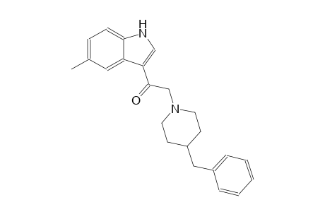 2-(4-benzyl-1-piperidinyl)-1-(5-methyl-1H-indol-3-yl)ethanone
