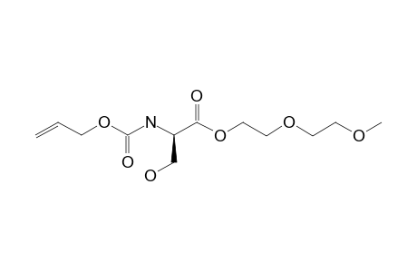 N-(ALLYLOXYCARBONYL)-L-SERINE-(METHOXYETHOXY)-ETHYLESTER