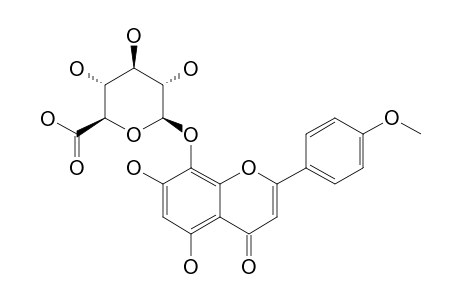 ISOSCUTELLAREIN-4'-METHYLETHER-8-O-BETA-D-GLUCURONIDE